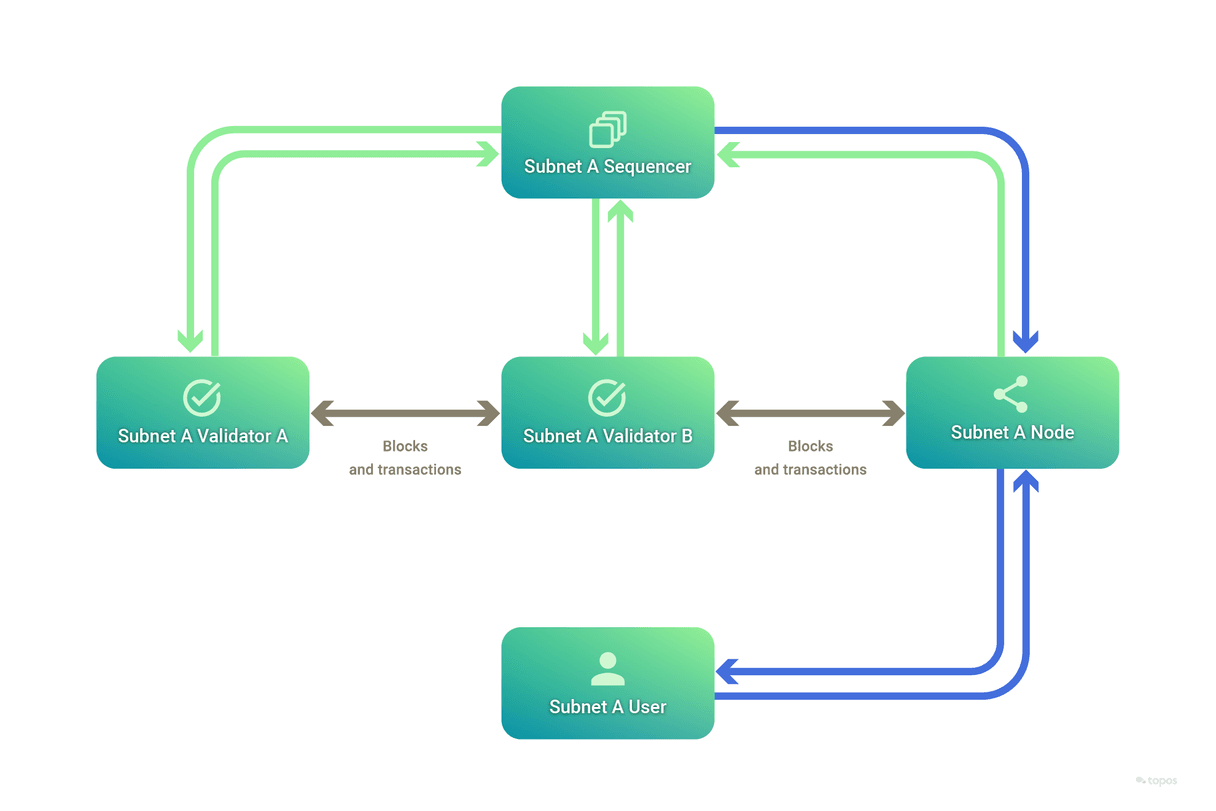 Topos component - subnet